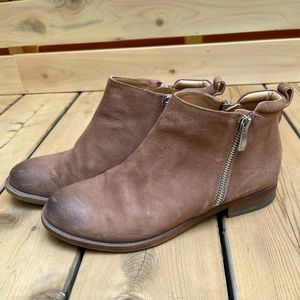 Franco Sarto Suede Booties size 8